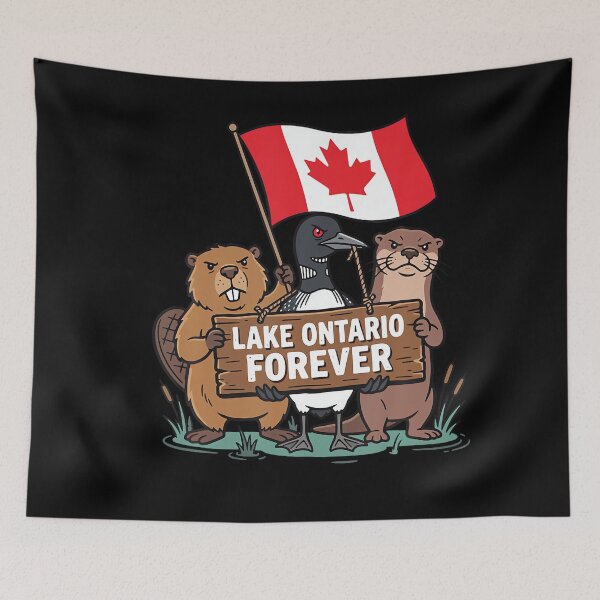 Item preview, Lake Ontario Forever Funny Animals Anti Lake America designed and sold by Khescoiu.