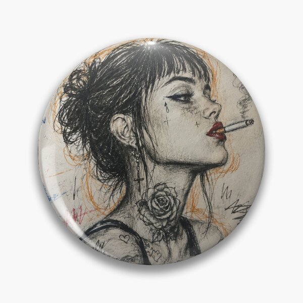 Item preview, Be Real Not Perfect – Tattooed Sketchbook Girl designed and sold by Boreal Apparel.