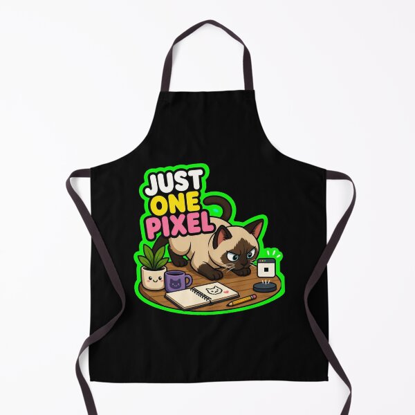 Item preview, Just One Pixel Off Siamese Cat Web Designer designed and sold by Cat Meme Fund.