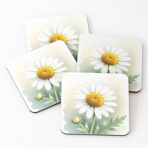 Item preview, Watercolor chamomile designed and sold by PrintLabStudio.