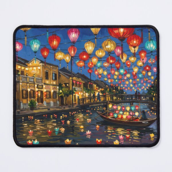 Item preview, Hoi An Lantern Festival on the Thu Bon River designed and sold by RedPeaStudio.