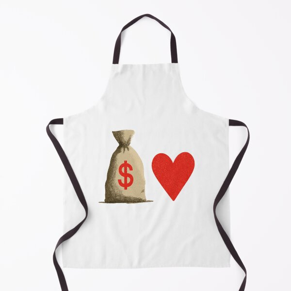 Item preview, Love Costs Money Rebus Art | Heart & Money Bag Funny Pop Art designed and sold by Ignorant-Artist.