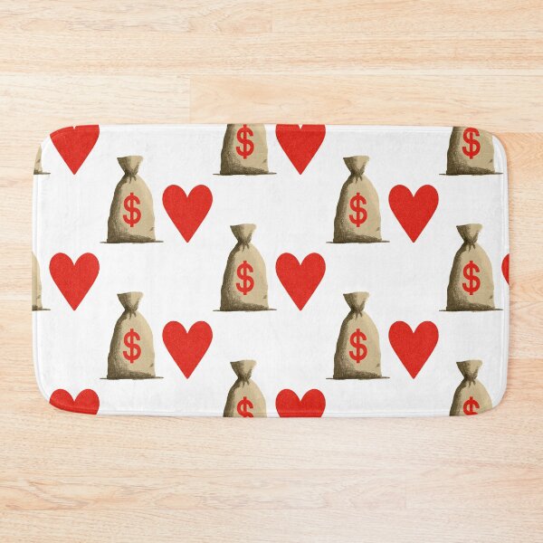 Item preview, Love Costs Money Rebus Art | Heart & Money Bag Funny Pop Art designed and sold by Ignorant-Artist.