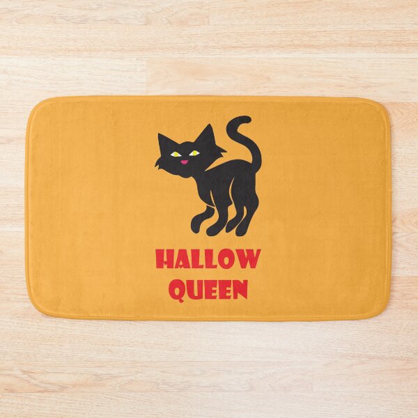 Item preview, Hallow Queen - Funny Halloween Black Cat designed and sold by ToluaPrints.