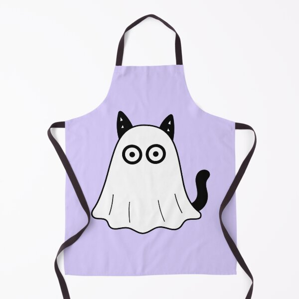 Item preview, Cute Ghost Cat Funny Spooky Kitty Halloween Costume Ghost Sheet Cat Lover designed and sold by DibujandoPorfa.