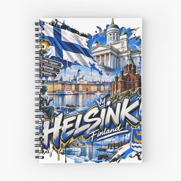 Item preview, Helsinki Finland Urban Street Art – Nordic City Graffiti designed and sold by URBIVO.