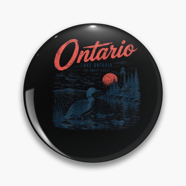 Item preview, Lake Ontario Funny Loon Vintage Est 1615 Design designed and sold by Khescoiu.