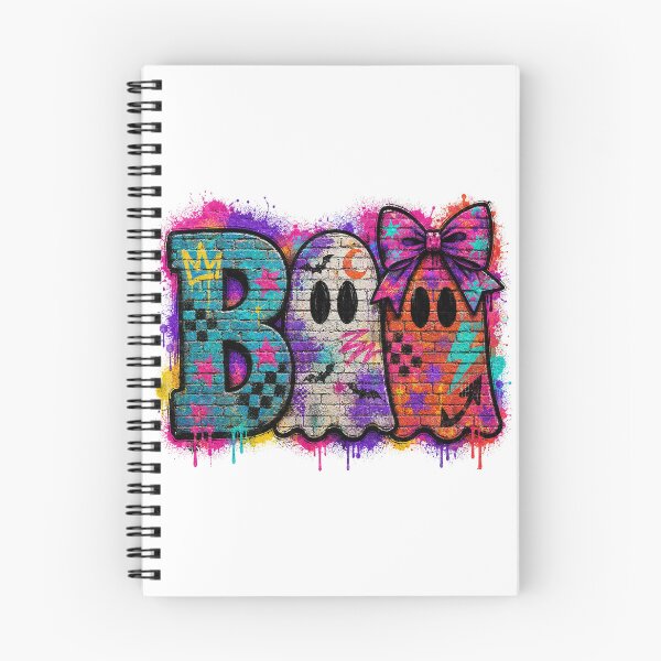 Item preview, Colorful Neon Graffiti Boo Spooky Season Ghosts designed and sold by DYALEEZ-XCR.