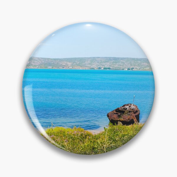 Item preview, Shipwreck on the blue lagoon in South Africa. designed and sold by Faith Based Decor .