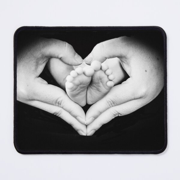Item preview, Mother's Hand of Love with newborn feet designed and sold by JMBennettPhotos.
