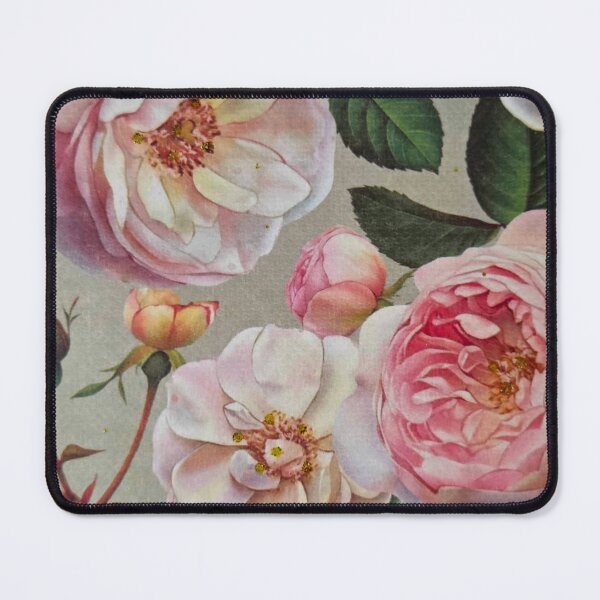 Item preview, Vintage Pink Rose Print designed and sold by Vintage-Lady65.