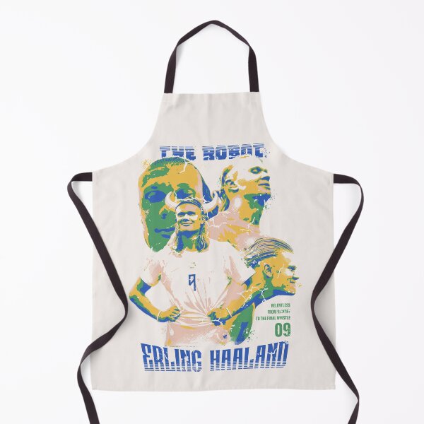 Item preview, Erling Haaland The Robot – Norway Football Viking Retro Poster Art designed and sold by pick-o-print.