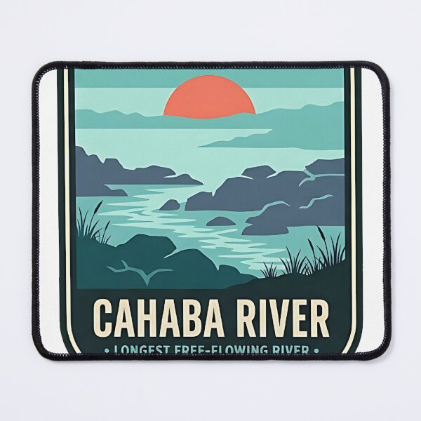 Item preview, Cahaba River Shoals Alabama Refuge Sticker designed and sold by DetourDgn.