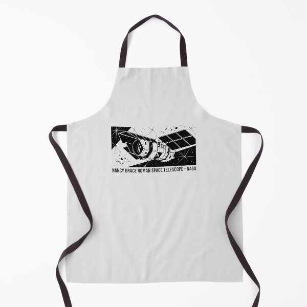 Item preview, Nancy Grace Roman Space Telescope NASA Astronomy Black and White Art designed and sold by KiwiRider.