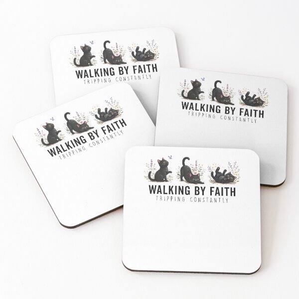 Item preview, Walking By Faith Tripping Constantly Cat designed and sold by nosu-art-pod.