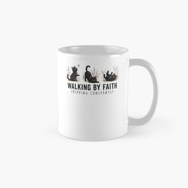 Item preview, Walking By Faith Tripping Constantly Cat designed and sold by nosu-art-pod.