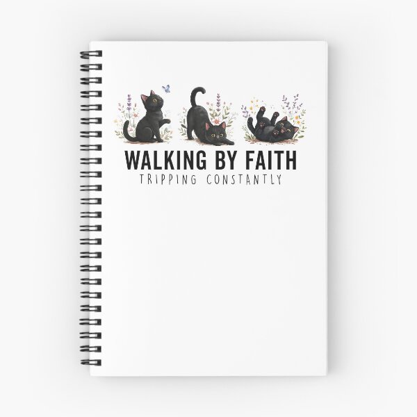 Item preview, Walking By Faith Tripping Constantly Cat designed and sold by nosu-art-pod.