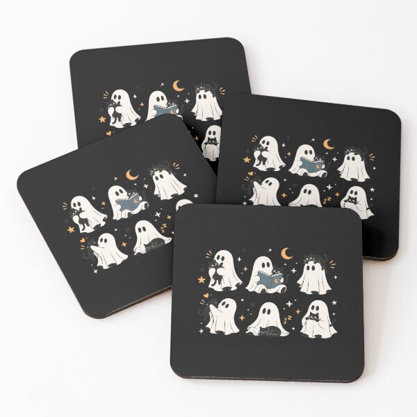 Item preview, Black Cat Ghost Funny Halloween, Cute Spooky Cats and Ghosts Fall Season designed and sold by Quiajia.