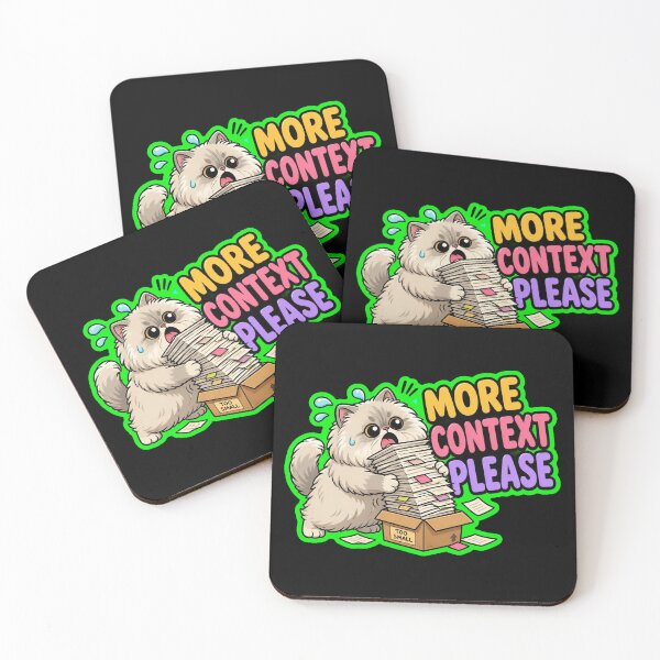 Item preview, More Context Please Funny Cat Sticker designed and sold by Cat Meme Fund.