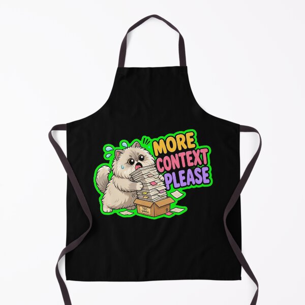 Item preview, More Context Please Funny Cat Sticker designed and sold by Cat Meme Fund.