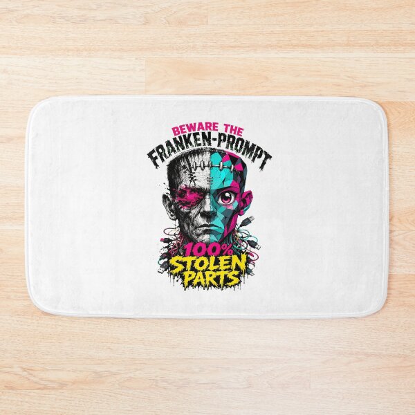 Item preview, Beware The Franken Prompt Human Creator Protest Slogan designed and sold by chattsuede.