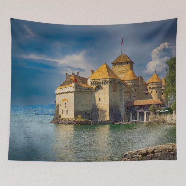 Item preview, Chillon Castle - Veytaux, Switzerland designed and sold by Kathy Weaver.