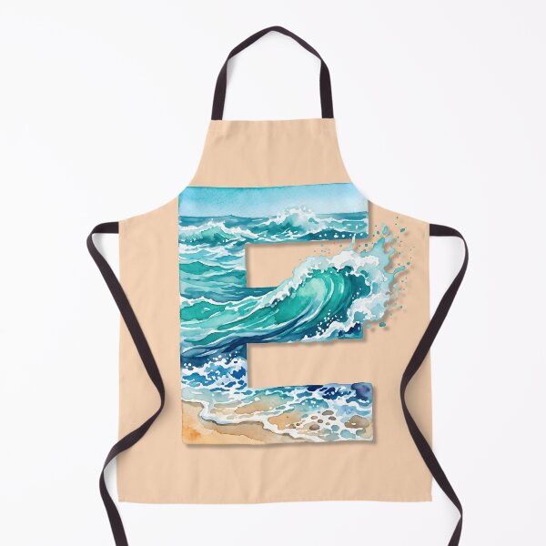 Item preview, Coastal Initial E Beach Monogram Ocean Personalized Design designed and sold by Sea Gem.