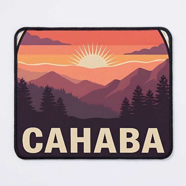 Item preview, Cahaba Refuge Sunset Ridgeline Alabama Sticker designed and sold by DetourDgn.