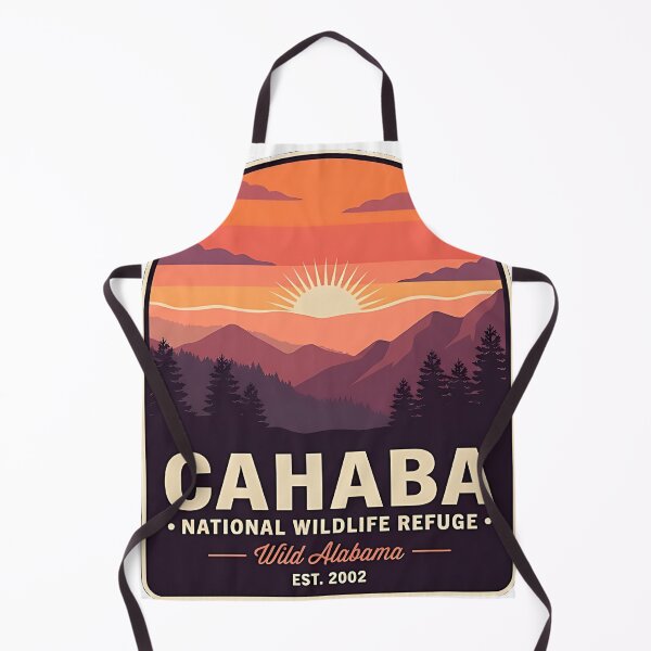 Item preview, Cahaba Refuge Sunset Ridgeline Alabama Sticker designed and sold by DetourDgn.