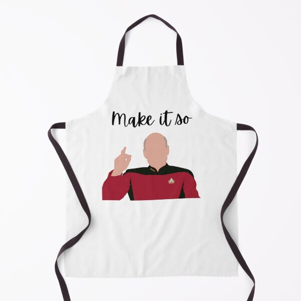 Item preview, “Make It So” - Captain Picard Faceless Art designed and sold by RoseDesigns05.