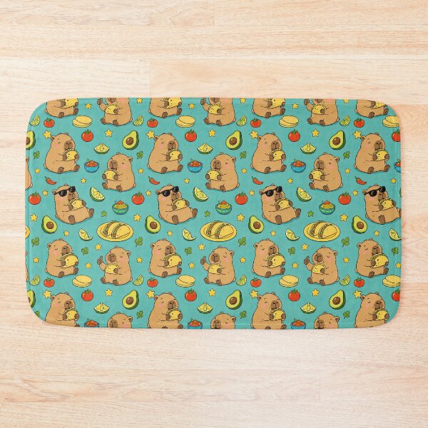 Item preview, Capybara Taco Lunch Pattern designed and sold by Soft Berry Studio.