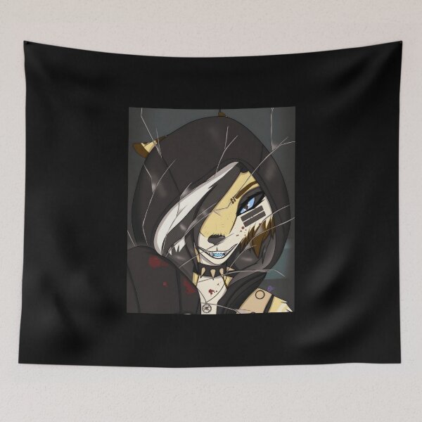 Item preview, Fierce Feline Character with Graffiti Style designed and sold by Catsi-Nook-Art.