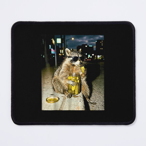 Item preview, Funny Raccoon Eating Pickles Meme Mens Womens designed and sold by Rahamkshop.