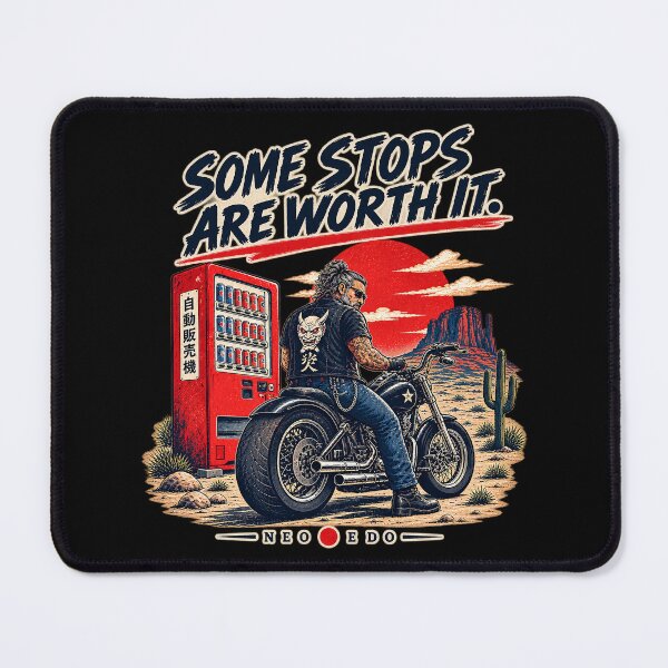 Item preview, Some Stops Are Worth It – Biker designed and sold by Neo Edo Studio.