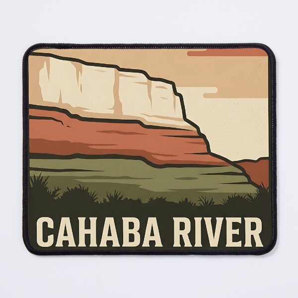 Item preview, Cahaba River Bluffs Alabama Refuge Sticker designed and sold by DetourDgn.