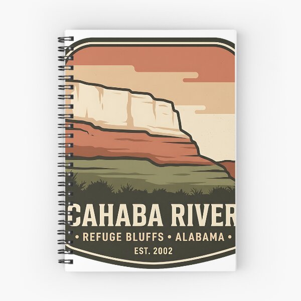 Item preview, Cahaba River Bluffs Alabama Refuge Sticker designed and sold by DetourDgn.