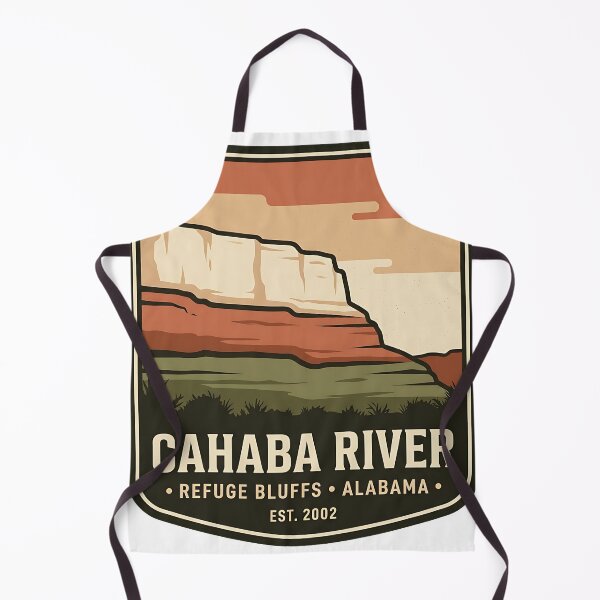 Item preview, Cahaba River Bluffs Alabama Refuge Sticker designed and sold by DetourDgn.