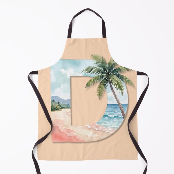 Item preview, Coastal Initial D Beach Monogram Ocean Personalized Design designed and sold by Sea Gem.