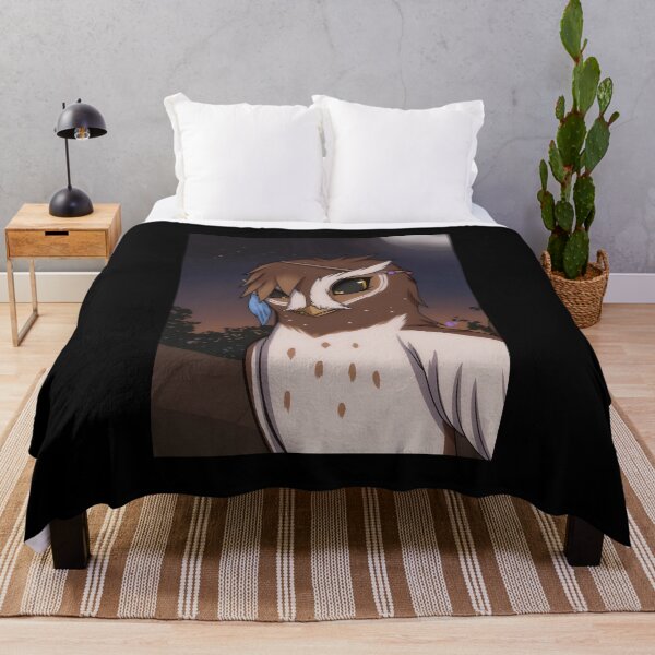 Item preview, Stylized Owl Character Art with Night Sky Background designed and sold by Catsi-Nook-Art.