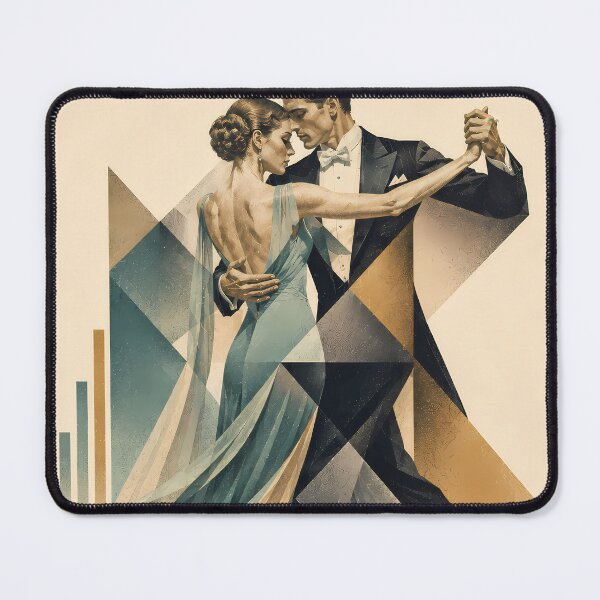 Item preview, Wall Art - Postcard - Poster: Elegant Waltz Dance Art designed and sold by ForeverPrintsOK.