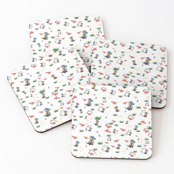 Item preview, Cute little dinosaur seamless pattern designed and sold by Hager-AboAllil.