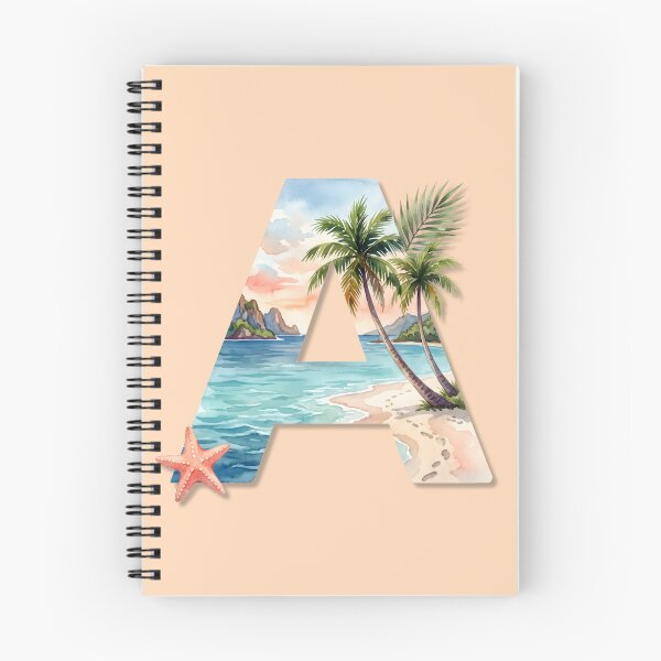 Item preview, Coastal Initial A Monogram Ocean Beach Personalized Design designed and sold by Sea Gem.