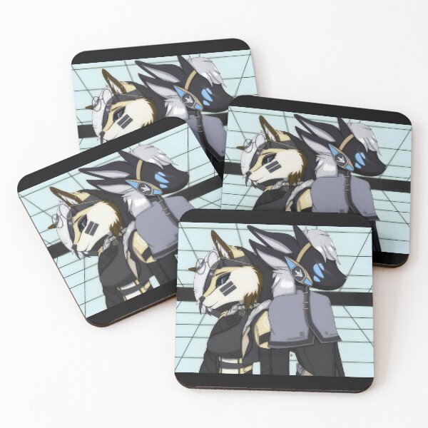 Item preview, Futuristic Fox Characters in Cyberpunk Style designed and sold by Catsi-Nook-Art.