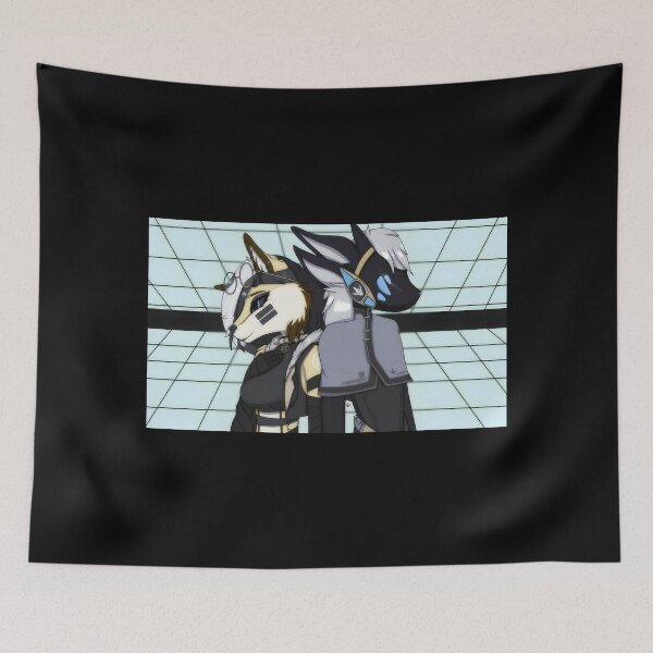 Item preview, Futuristic Fox Characters in Cyberpunk Style designed and sold by Catsi-Nook-Art.