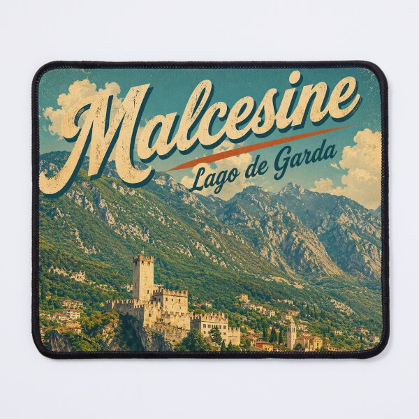 Item preview, Malcesine Lake Garda Travel inspired Photographic  designed and sold by Andiamo-Amigos.
