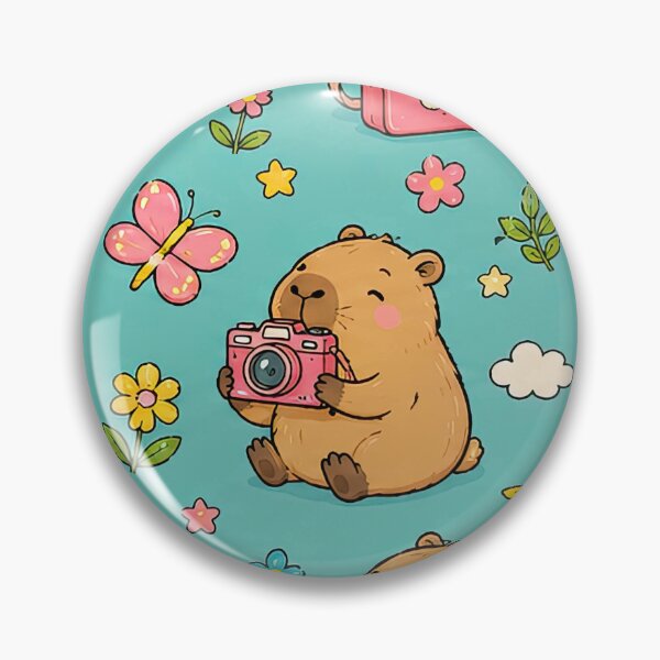 Item preview, Capybara Little Photographer Pattern designed and sold by Soft Berry Studio.