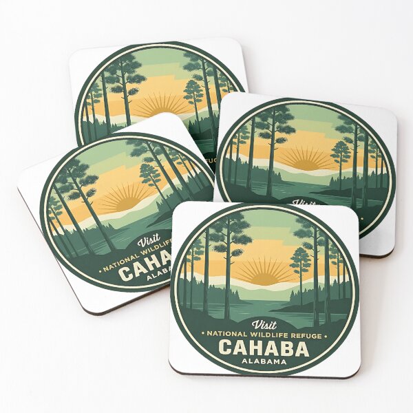 Item preview, Cahaba Refuge Longleaf Pines Alabama Sticker designed and sold by DetourDgn.