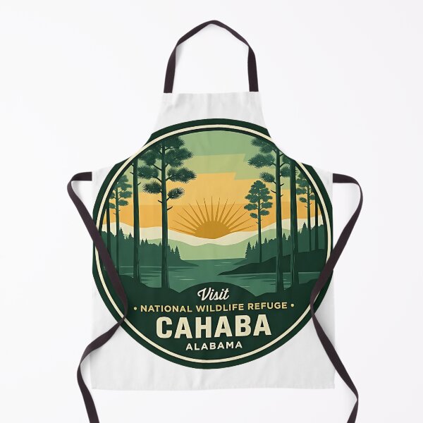 Item preview, Cahaba Refuge Longleaf Pines Alabama Sticker designed and sold by DetourDgn.