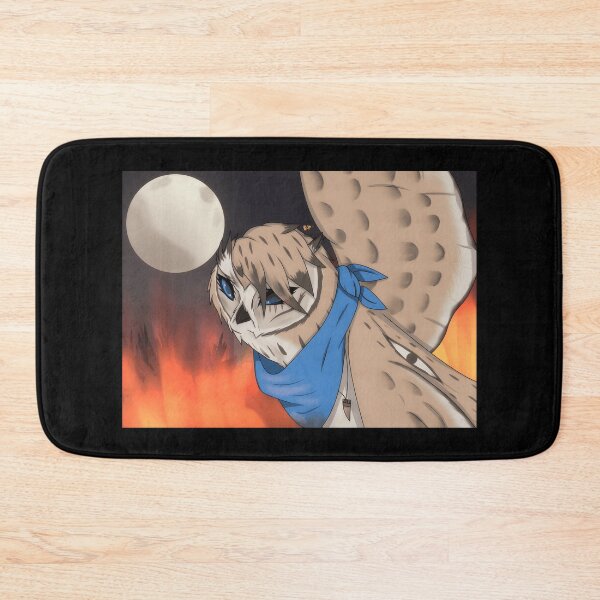 Item preview, Cool Owl With Bandana Under Full Moon designed and sold by Catsi-Nook-Art.
