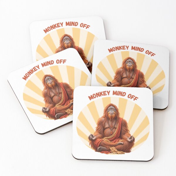 Item preview, MONKEY MIND OFF designed and sold by gomood.